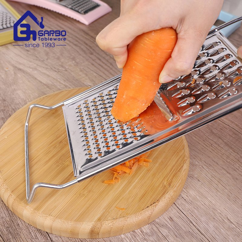Factory Stainless Steel Cheese Shredder Lemon Vegetable Grater for Kitchen