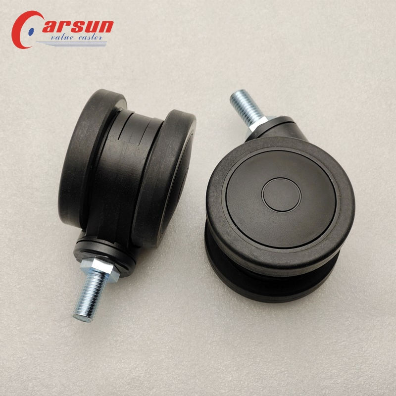 Black 3 Inch Antistatic Medical Casters Special Conductive Casters for Hospital Equipment and Instruments