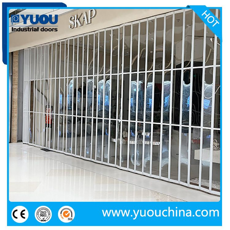 New Design Transparent Polycarbonate Crystal Folding Door