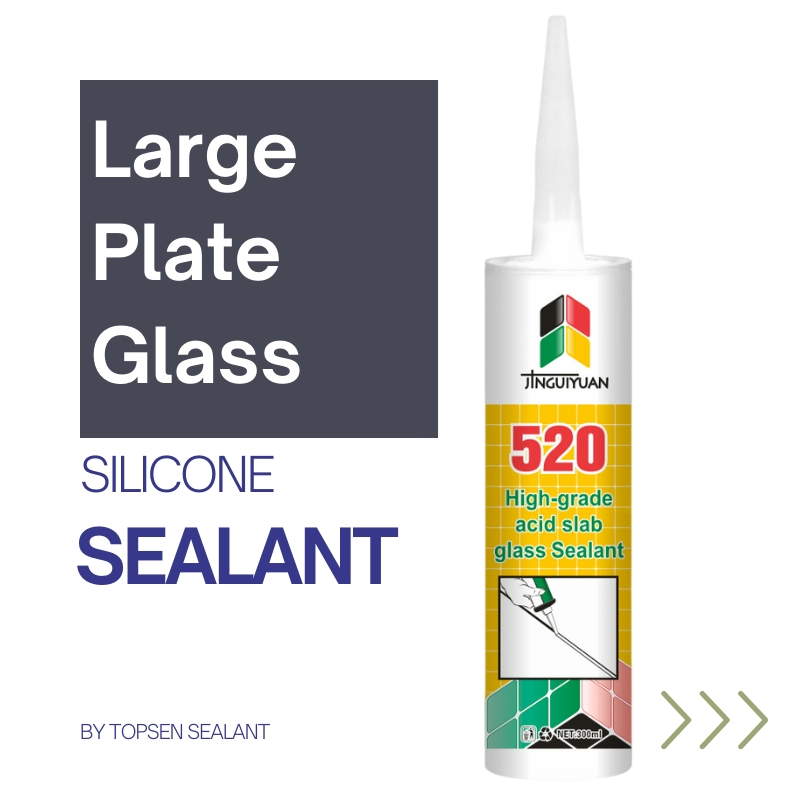 Transparent Super Fast Curing Acetoxy Silicone Adhesive for Glass Waterproof Bonding