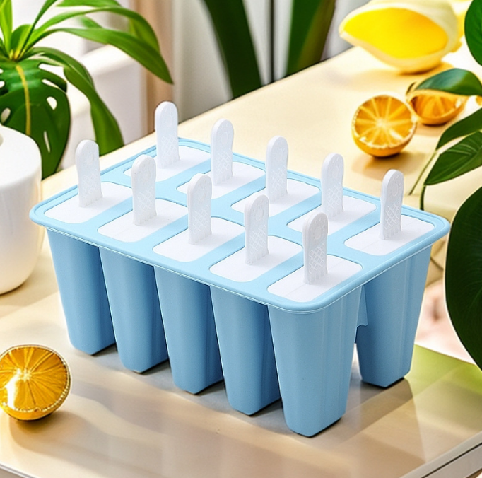 Custom High-Quality Food-Grade BPA-Free Silicone Popsicle Molds for Making Popsicles