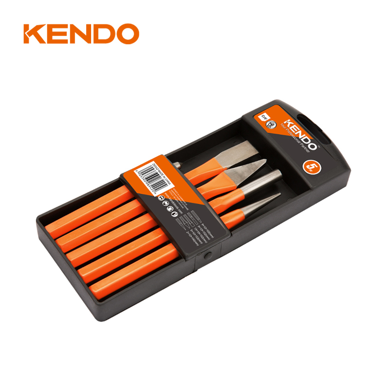 Набор пробойников и долот Kendo 5PC, антикоррозийное покрытие
