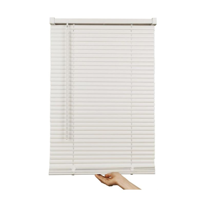 Factory Outlet Industry Cordless/Corded 2-Inch PVC Faux Wood Blinds with Customized Valance