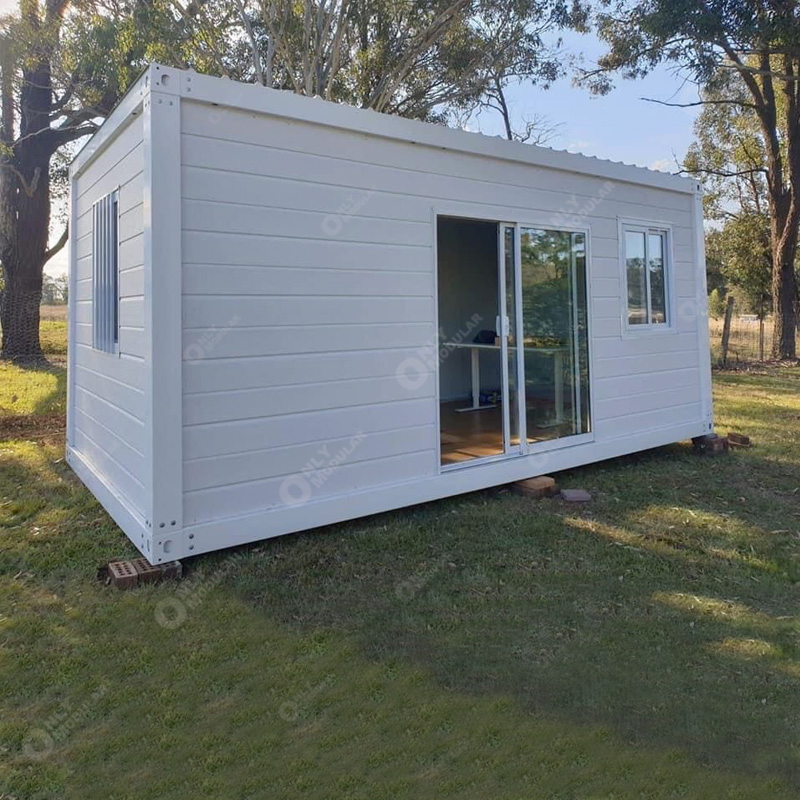 Modular Prefab Glass House a Frame House with Toilet Prefab