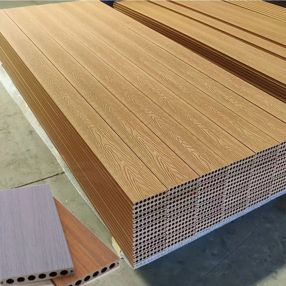 Террасная доска WPC 150x23 мм, коричневая