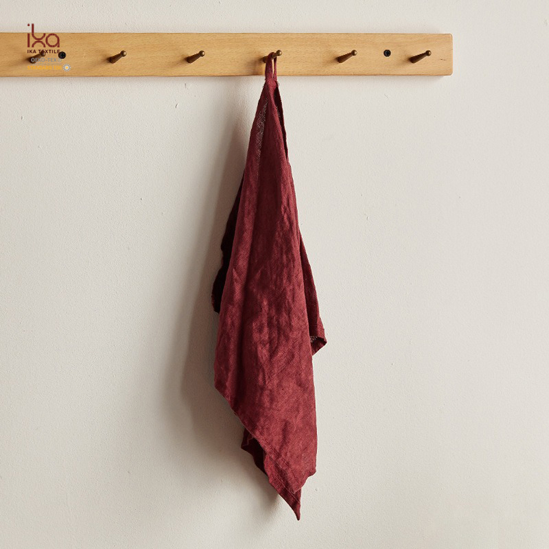 Solid Color Coffee Cloth Dinner Home Decoration Kitchen Restaurant Table Custom Design Woven Cotton Linen Placemats