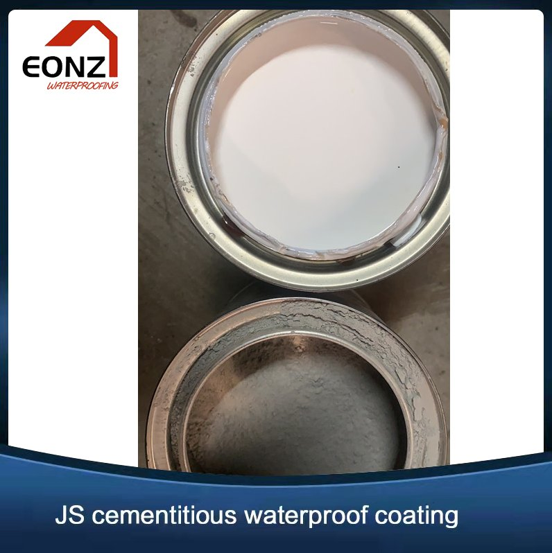 Bright Color Polymer Cement Js Waterproof Coating for Roof and Underground