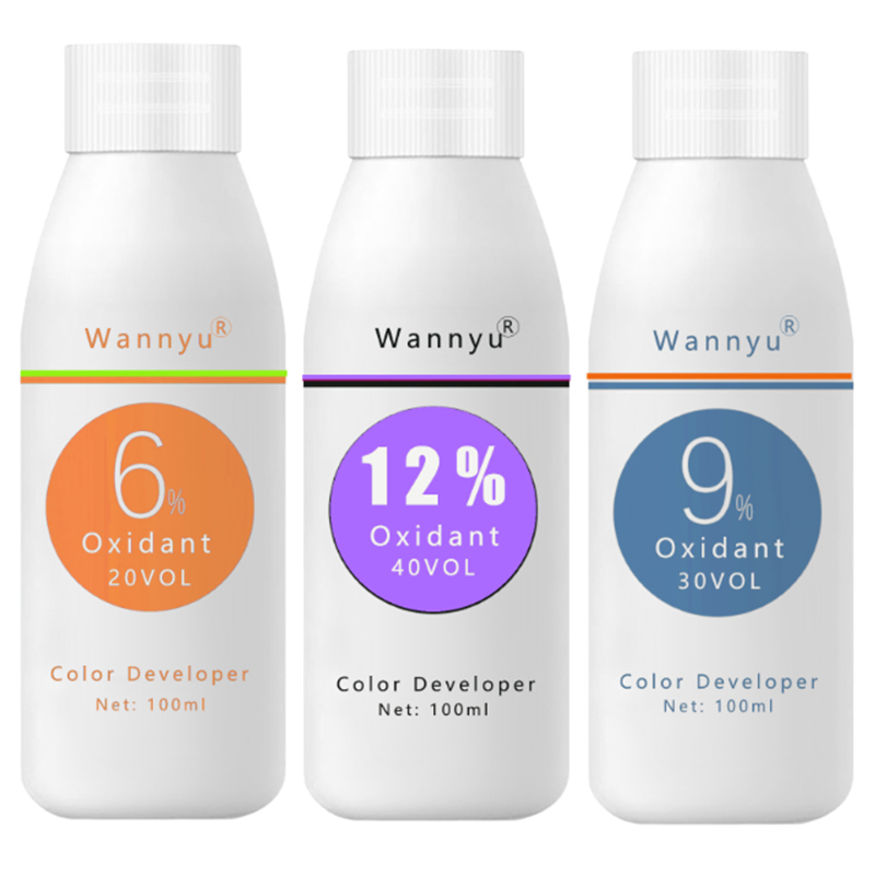 Low MOQ 100ml Bottle Fragrant Smell Salon Hair Color Developer Hair Product