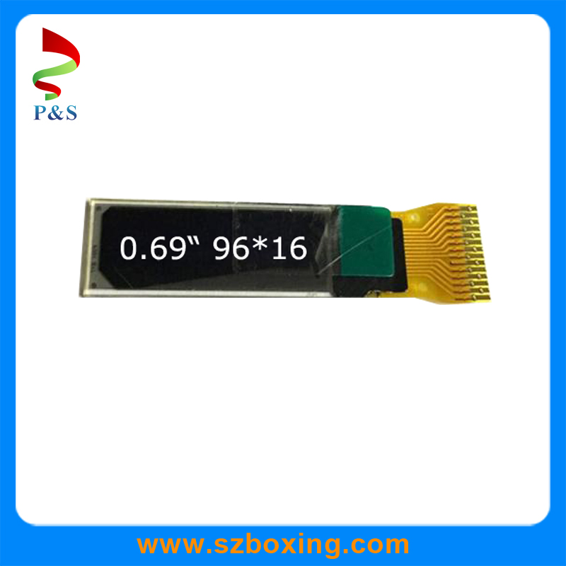 OLED дисплей 0.69 дюйма, белый, 96x16