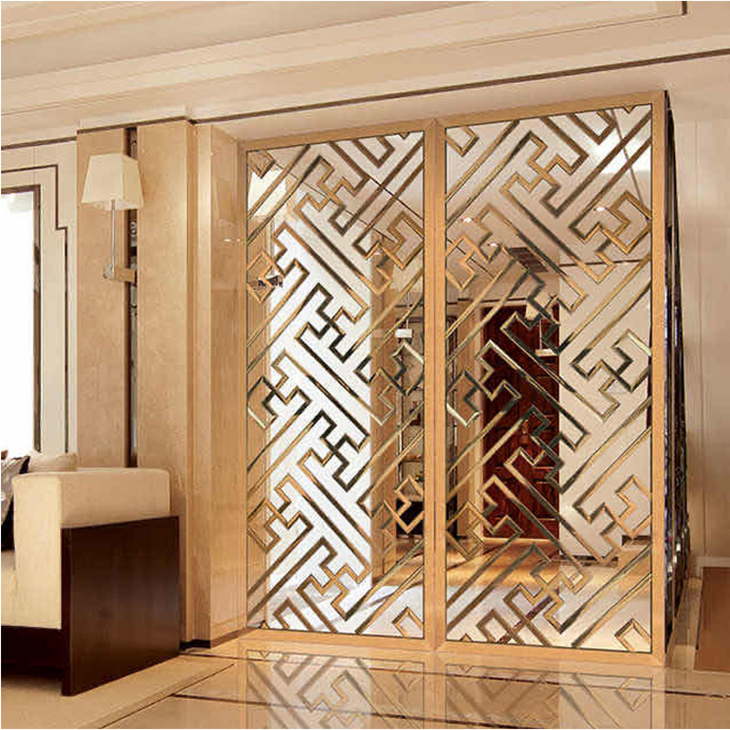 Modern Stainless Steel Screen Room Partition Wall Partition Design