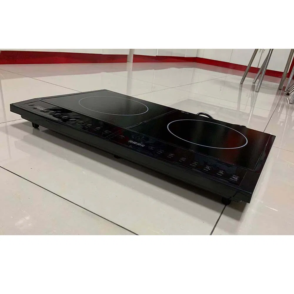 Home Kitchen Cooktop Induction Cooker Stove Push Button Control Induction Hob Double Burner