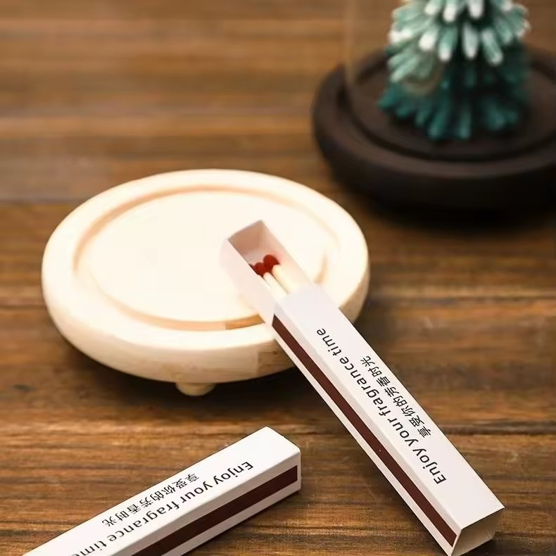 New Selection of Creative and Elegant Matches Long Extended Matches Customized Print Aromatherapy Candle Matches