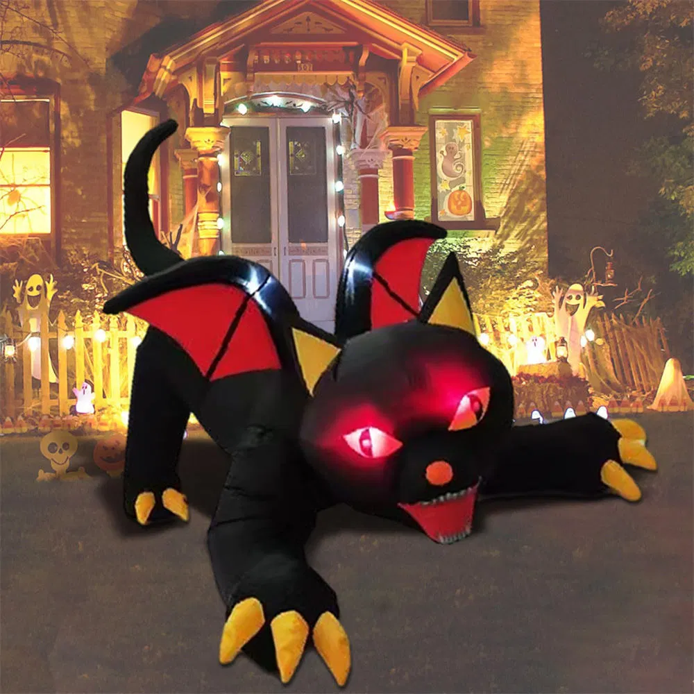 Hot Selling Halloween Inflatable Toys Giant Archway Inflatable Model Cat Devil Arch Outdoor Decoration Arch