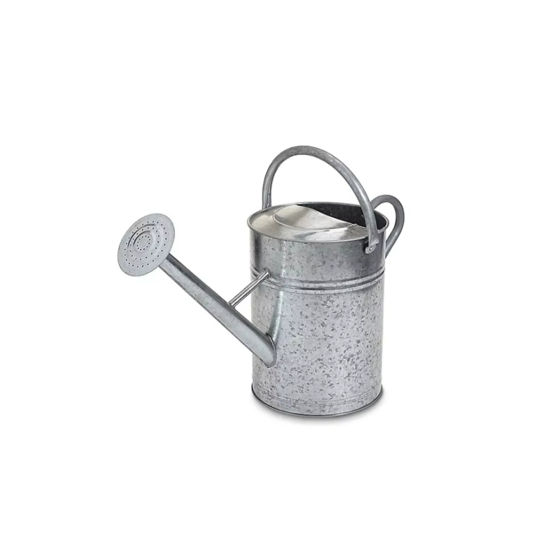 8L Watering Can Galvanized Metal Garden Supply