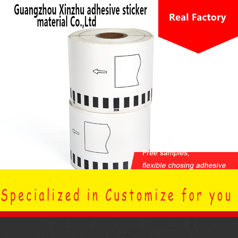 Factory Direct Sell Paper Stickers for Compatible Black Zebra Holes Eye Mark Paper Thermal Label Printer for Zebra