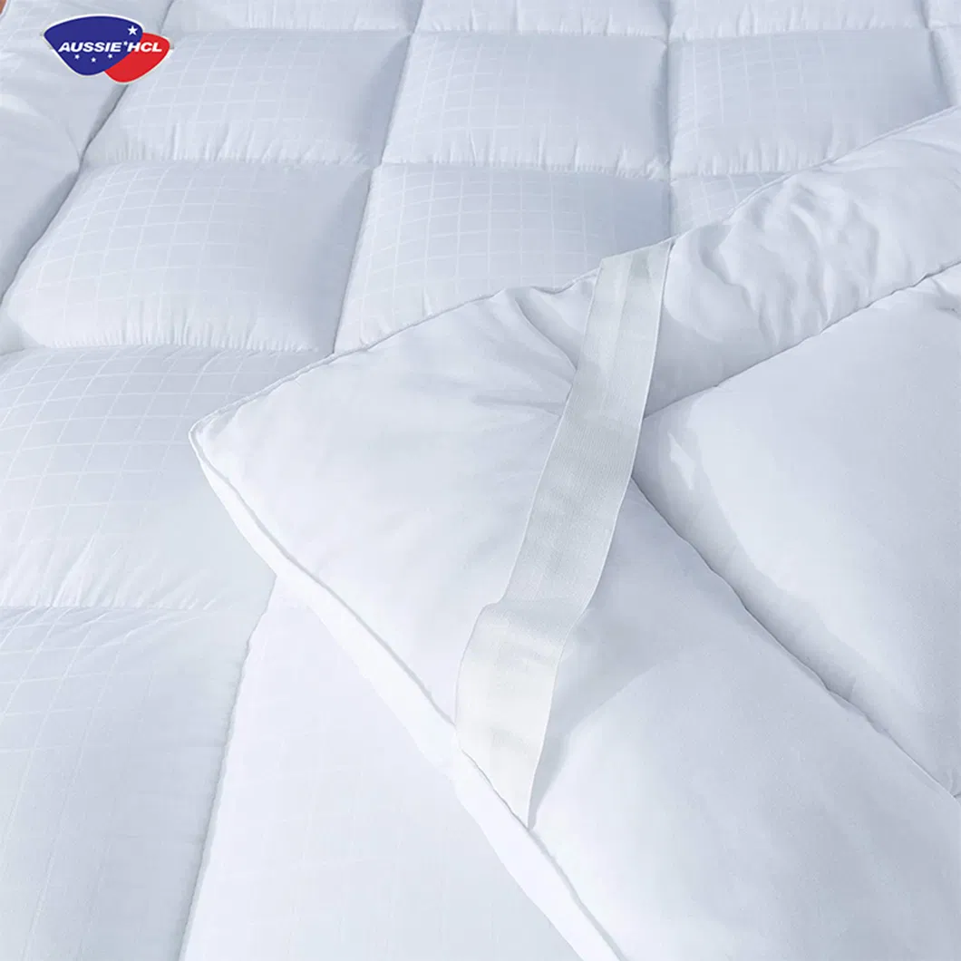 Quality Queen Mattress Pad Quilted Fitted Mattress Protector Anti Mite Cooling Pillow Top Mattress Cover Small Double Breathable Fluffy Soft Mattress Topper