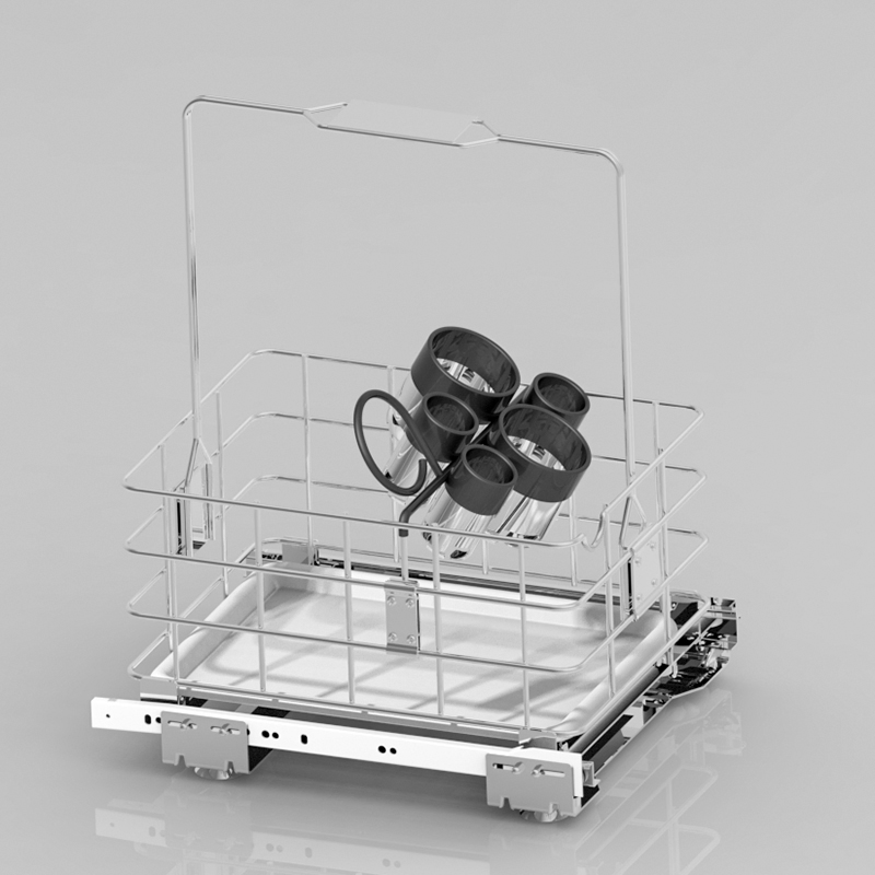 Металлическая корзина для хранения инструментов для укладки волос Beauty Caddy