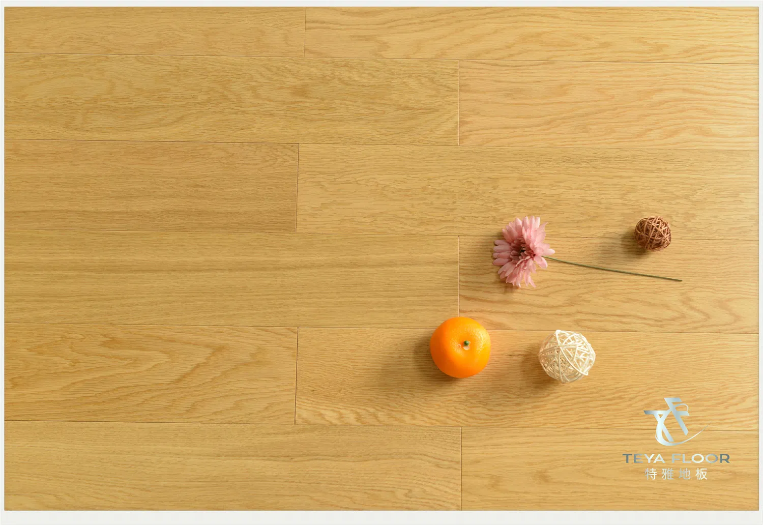 Hot Selling Oak Engineered Wood Flooring, Brushed, UV Lacquer