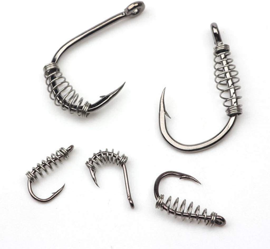 Futeng Fishing Hair Rig Knot Pullers Stainless Steel Hook Fishing Spring