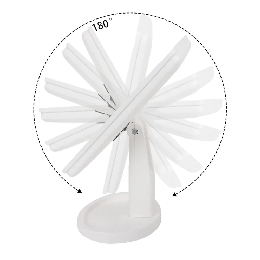 24 LED Lights with Touch Sensor Table Makeup Mirror with USB or Batteries for Home and Travelling