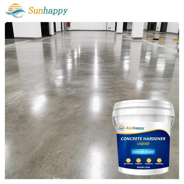 Impact-Resistant Fast-Drying Cement Floor Curing Agent Hardness Density Anti-Seepage Concrete Hardener Liquid Concrete Hardener