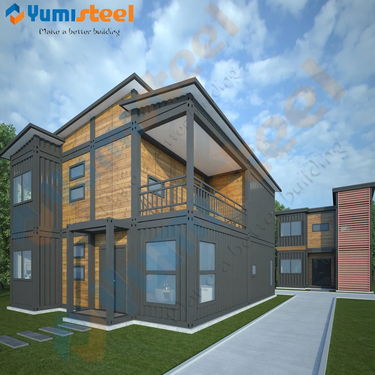 Modern Modular Luxury Container Houses/Homes for Living/Offices/Hotels/Stores