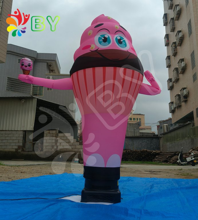 Boyan Colorful Inflatable Ice Cream Balloon Inflatable Ice Cream Model