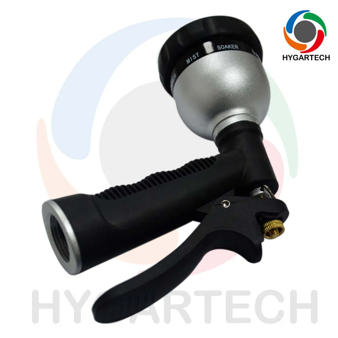 Metal 8-Pattern Function Hose Nozzle Down Pressure Washer with Rear-Trigger Control