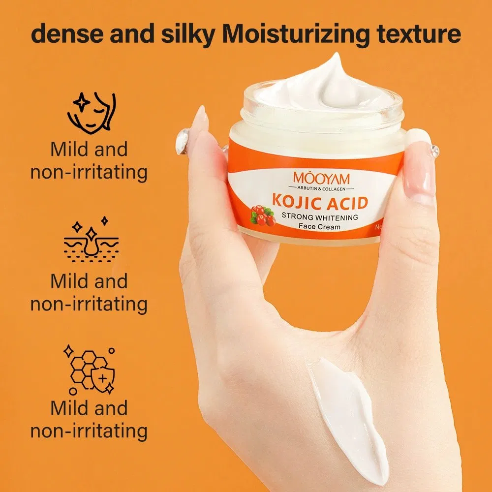 Kojic Acid Cream Whitening Remove Melanin Dark Spots Cosmetic Nourishing Resurfacing Fade Skin Care Lighting Cream