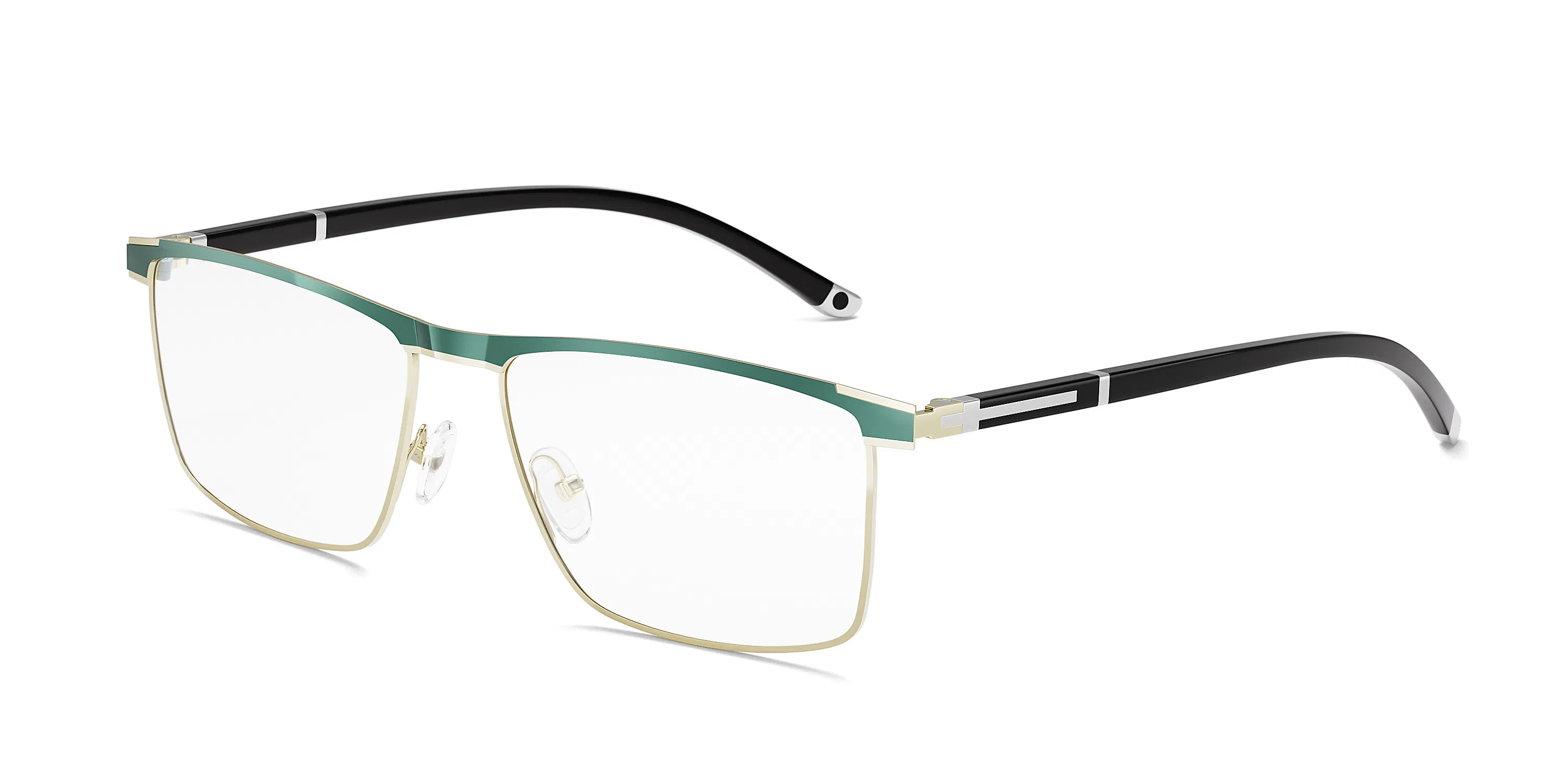 Stylish Trendy Rectangle Eyewear Metaloptix Optical Frames