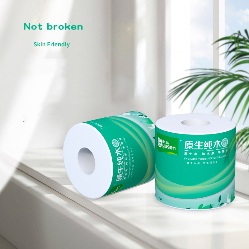 Wholesale Toilet Paper 2/3 Ply Roll Tissue Custom Wood Pulp Toilet Paper Manufacturer