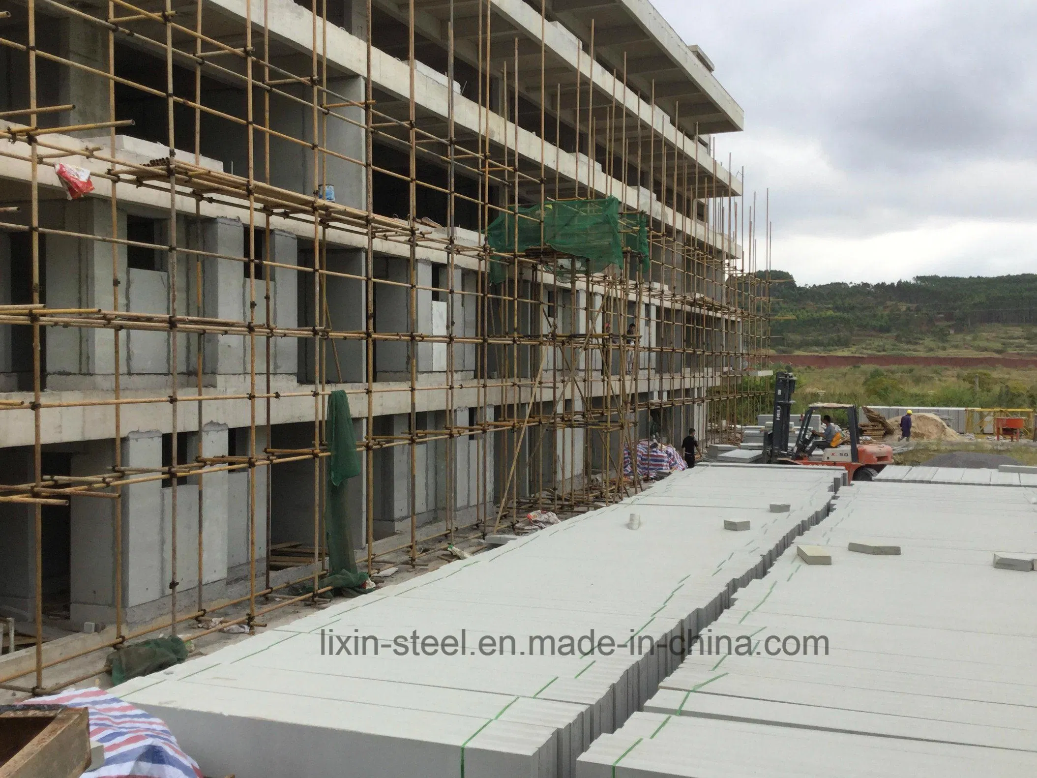 Quick Build Prefabricated Steel Structure Frame House Building with Alc Board