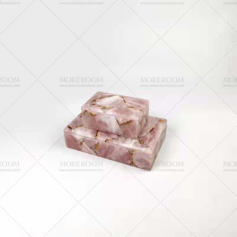 Hotel Luxury Marble Gemstone Amenities Bathroom Set