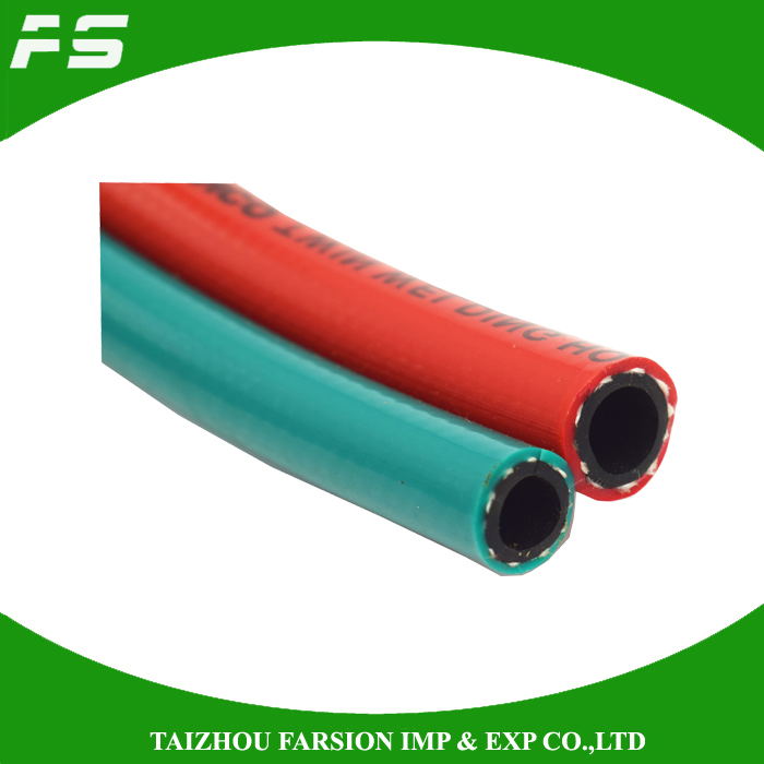 8mm Industrial PVC Rubber Oxygen & Acetylene Twin Welding Air Hose