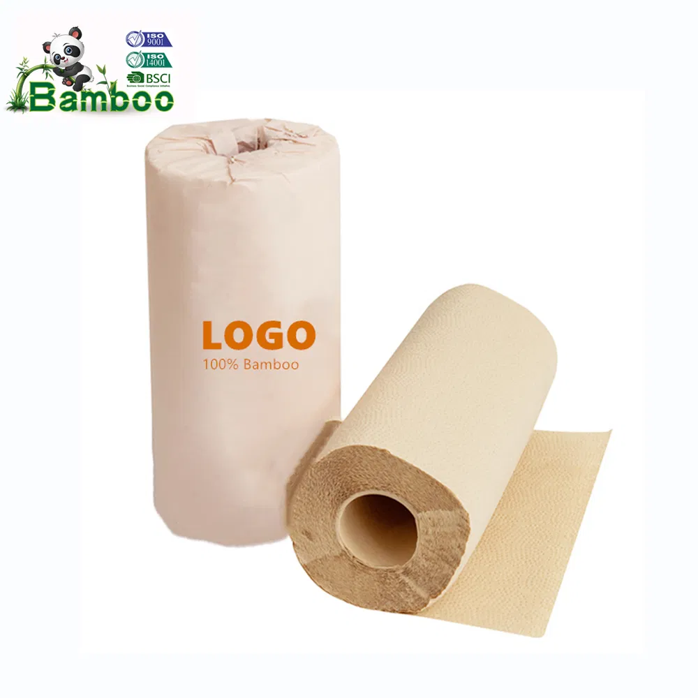 Manufacturer of Unbleached Pure Bamboo Pulp Paper Towel