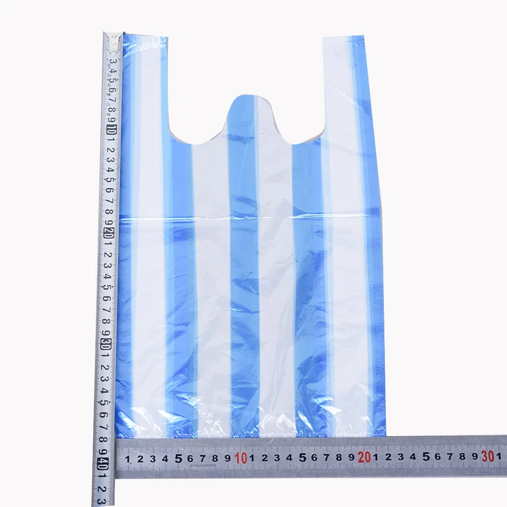 PE Can Be Customized Printing and Packaging Suitable Home Delivery Stores Kitchens Multi-Purpose Vests Styles and T-Shirt Bags