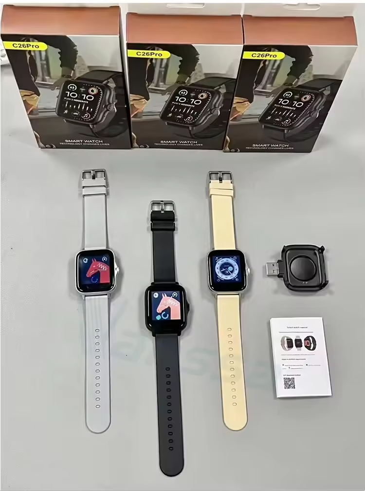 Smartwatch Manufacturer Wholesale C26 PRO Woman Men Fashion Waterproof Inteligente Reloj Sport Smart Watch C26 PRO