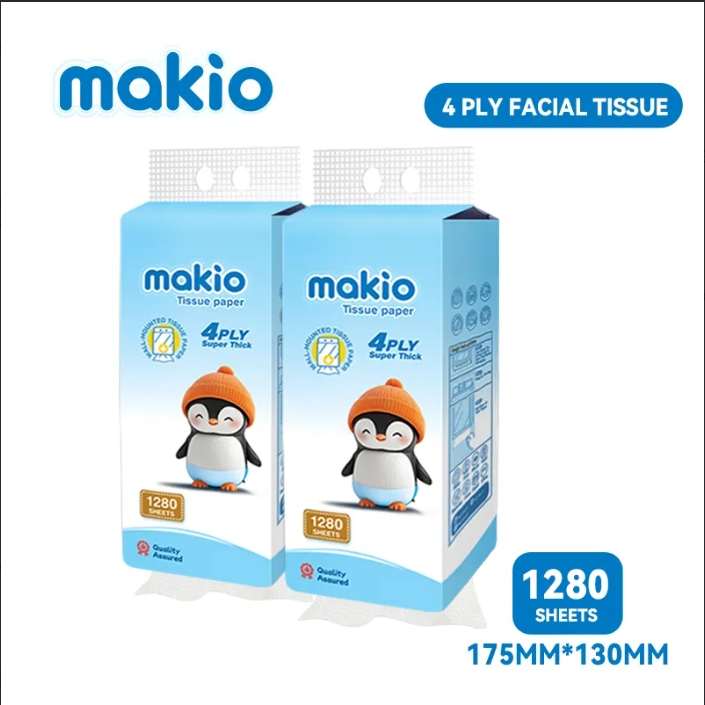 Wall Hanging Premium Facial Tissue Paper Manufacturer Using 100% Virgin Wood Pulp Material