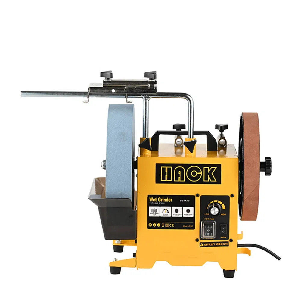 Stable Steel Frame Water Cooling Variable Speed 10" Multi Functional Flat Knife Sharpener Polishing Machine