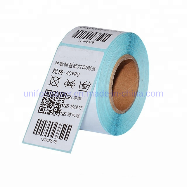 Blank Waterproof Custom Logo Direct Thermal Shipping Label Printing Barcode Label Self Adhesive Paper Label Sticker