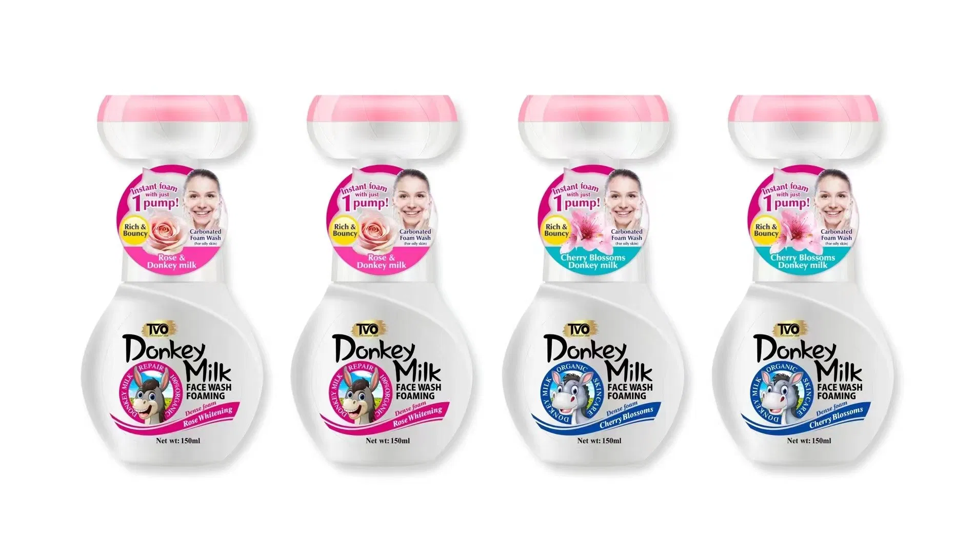 150g Rose Essence Donkey Milk Cleanser