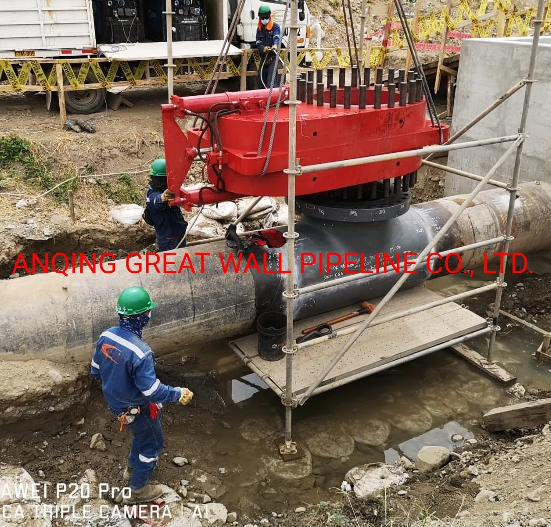 16'' Manual Sandwich Valve for Hot Tapping and Line Stop