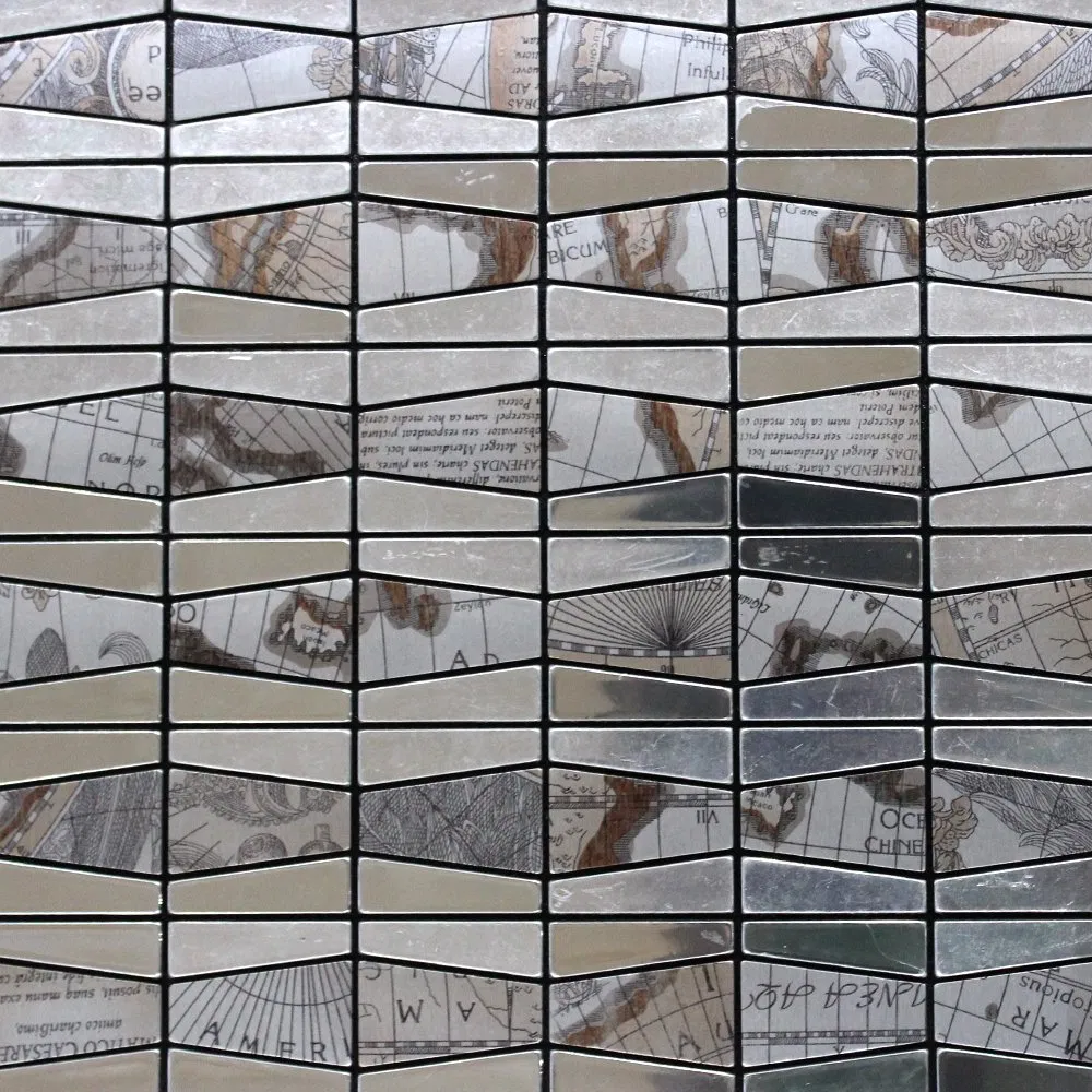 Самоклеящаяся 3D панель из стеклянной мозаики 30x30 см