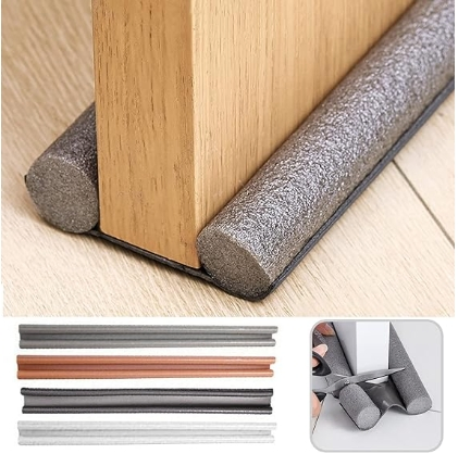 Waterproof Fabric Door Draft Stopper with EPE Foam Door Gap Blocker