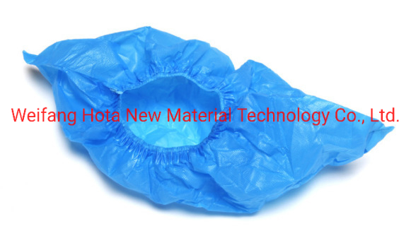 Eco-Friendly Disposable Blue Slip-Resistant PP Shoe Covers