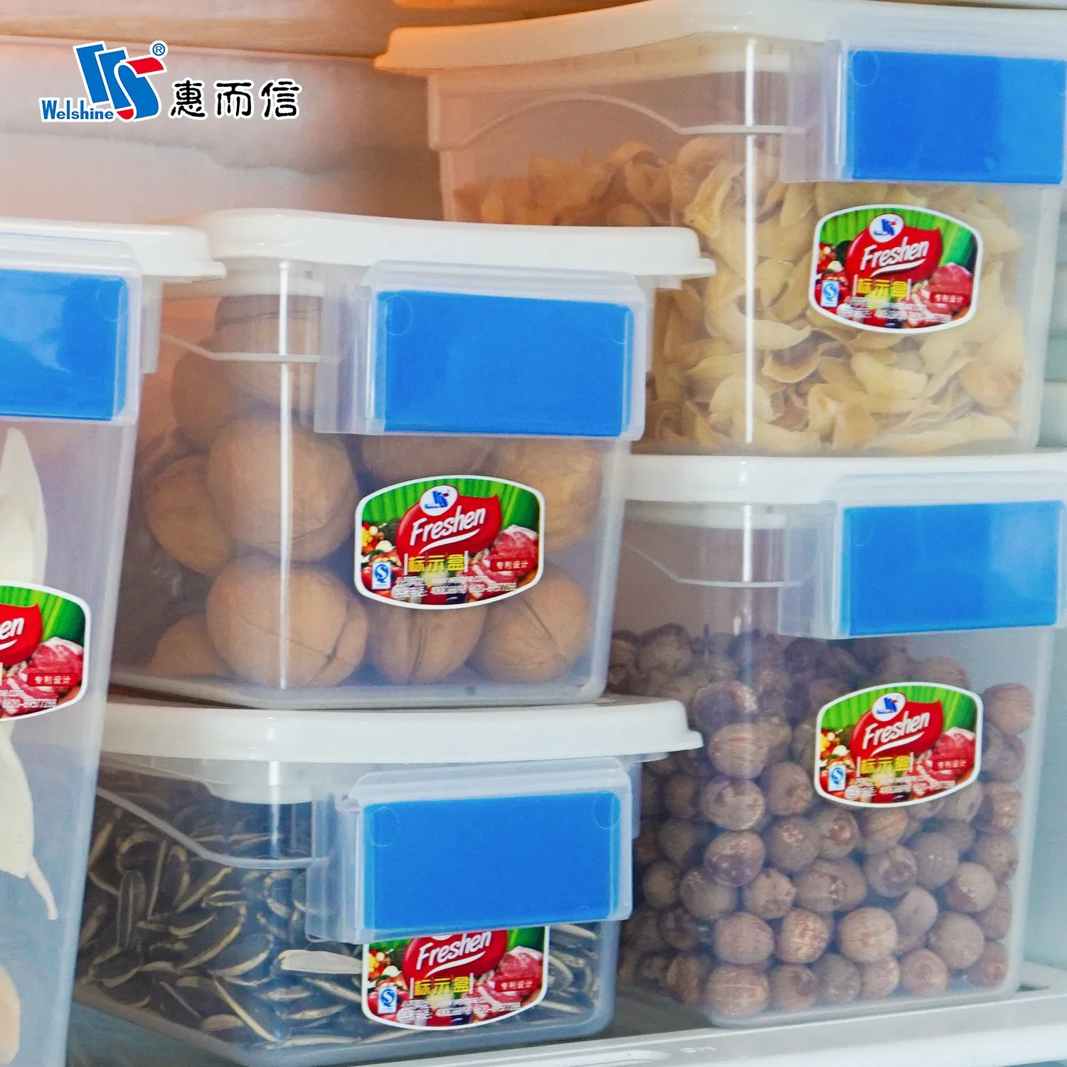 Kitchen Organization Food Storage Container Set Airtight Plastic Containers