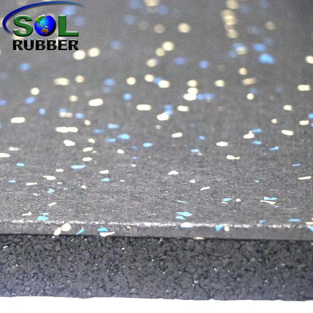 Piso PARA EPDM Gym Heavy Duty Area Mat Rubber Flooring