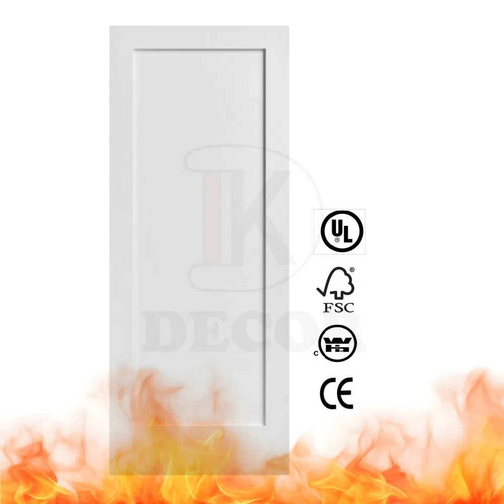Cheap Shaker Style Timber 30 Minute Wooden Fire Door for Hotel