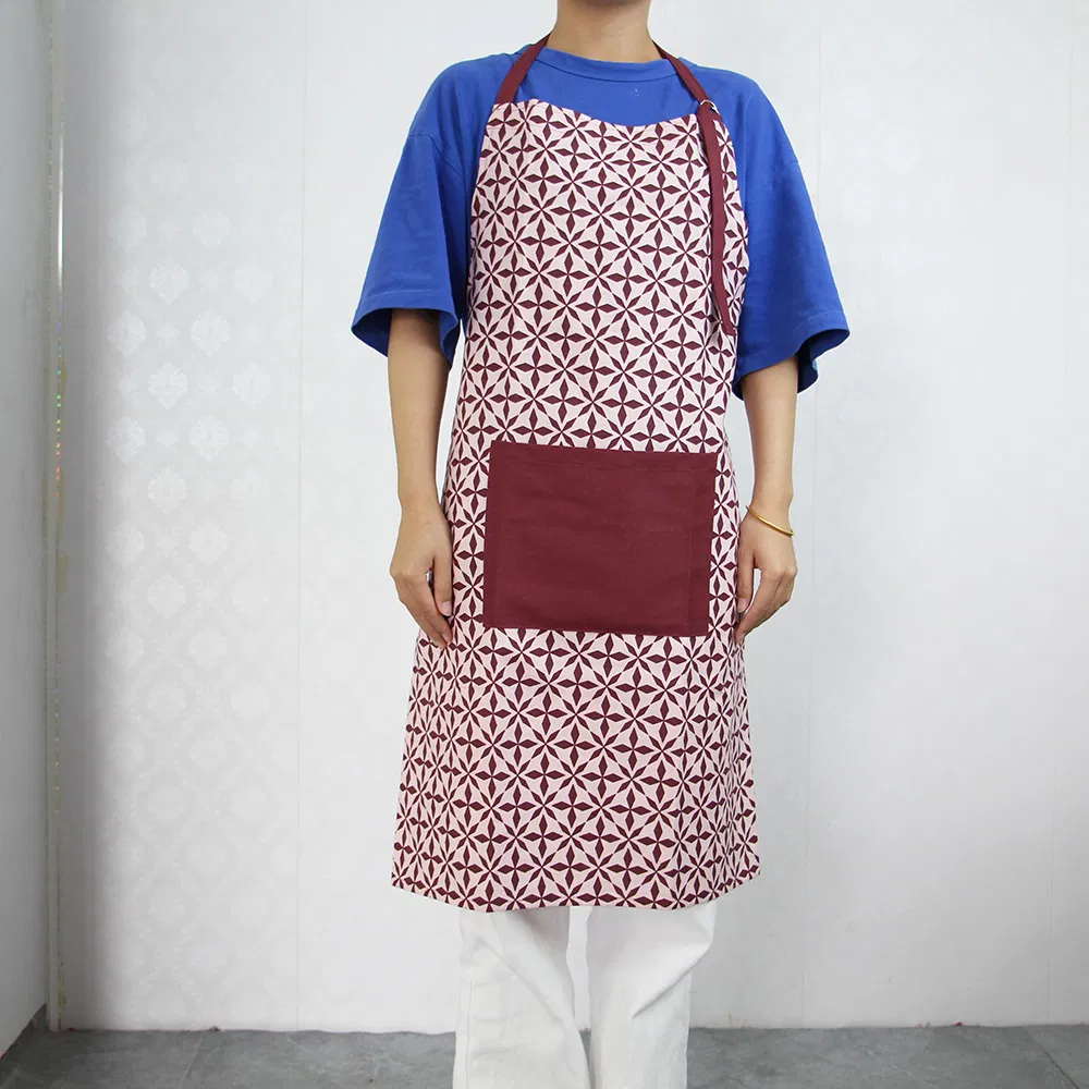 Waterproof Custom Logo Kitchen Cotton Chef Custom Design Painting Garden Apron for Women