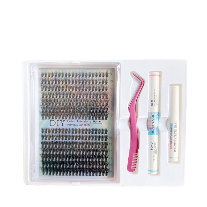 Lasting, Best-Loved Natural, True-to-Life and Extended Self-Applied False Eyelash Grafting Kit